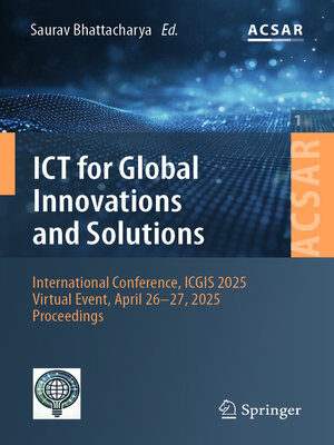 cover image of ICT for Global Innovations and Solutions